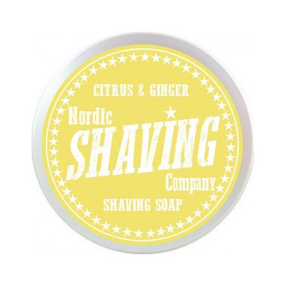 Nordic Shaving Company Citrus & Ginger Premium Shaving Soap 80g