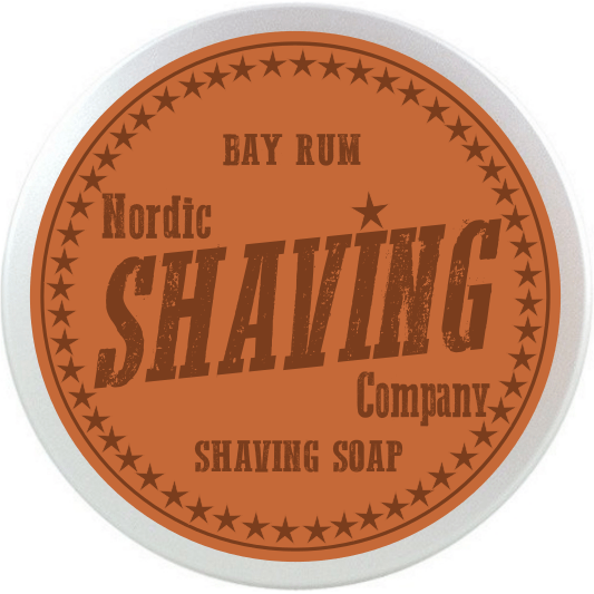 Nordic Shaving Company Bay Rum Premium Shaving Soap 80g