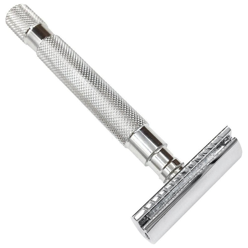Parker Parker 64S Stainless Steel Handle With Closed Comb Head Safety Razor Safety Razor