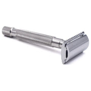 Parker Parker 64S Stainless Steel Handle With Closed Comb Head Safety Razor Safety Razor