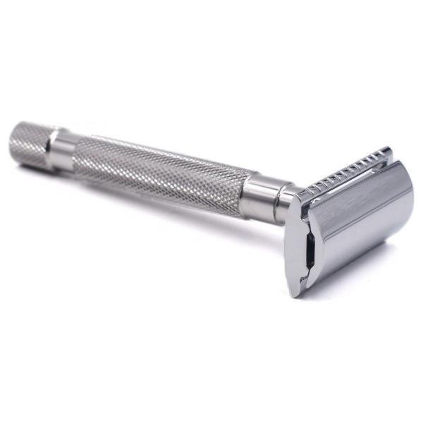 Parker Parker 64S Stainless Steel Handle With Closed Comb Head Safety Razor Safety Razor