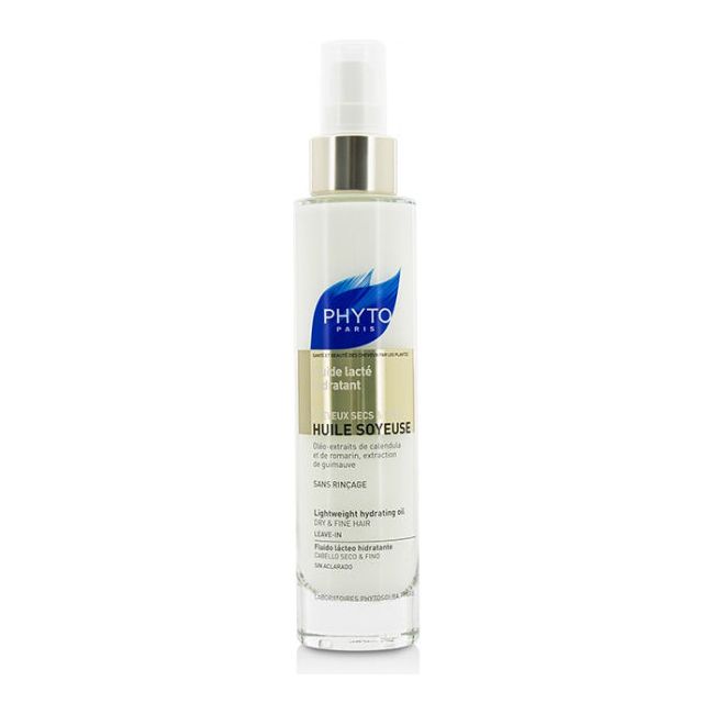 Phyto Huile Soyeuse Lightweight Hydrating Oil For Dry & Fine Hair 3.4 oz