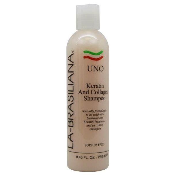 La Brasiliana La Brasiliana Uno Keratin & Collagen Shampoo 8.5 oz Shampoo