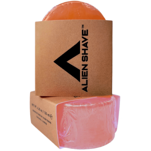 Alien Shave Puck Solar Blood Orange Premium Shaving Soap 4.25 Oz