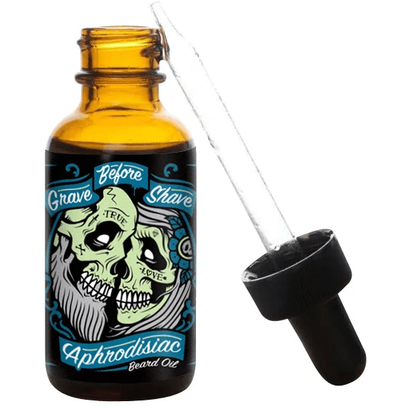 Grave Before Shave Leather and cedar-wood Scent Beard Oil 1oz.