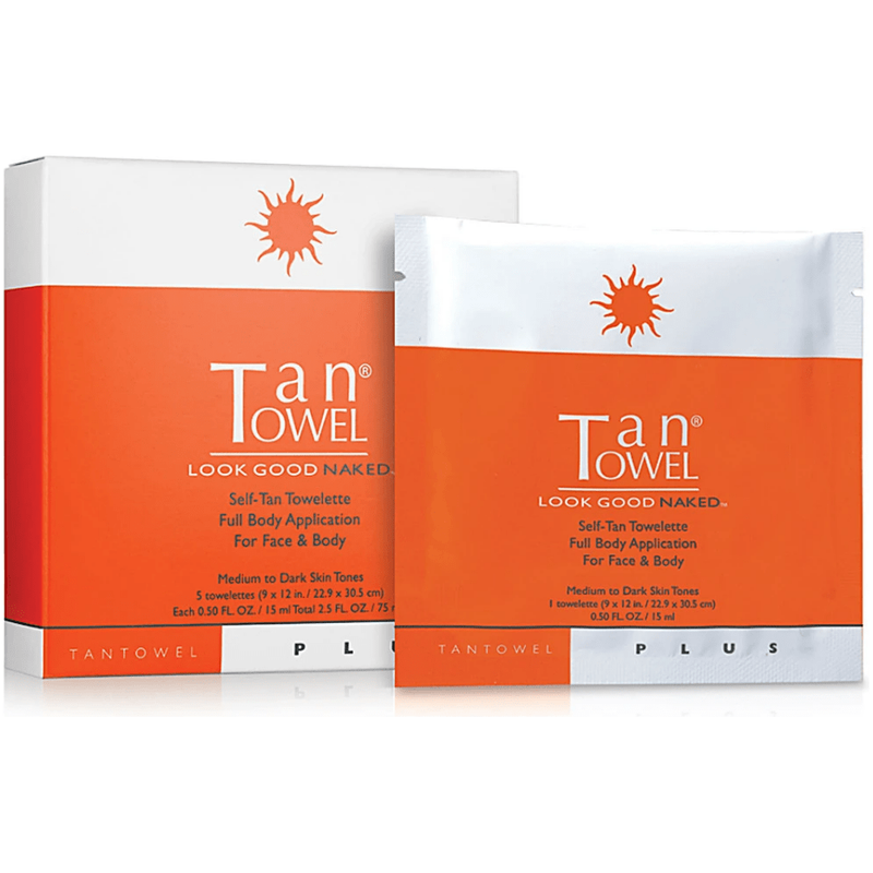 Tan Towel Tan Towel Plus Full Body Self-Tan Towelette - 5 Pack Self-Tan Towelette