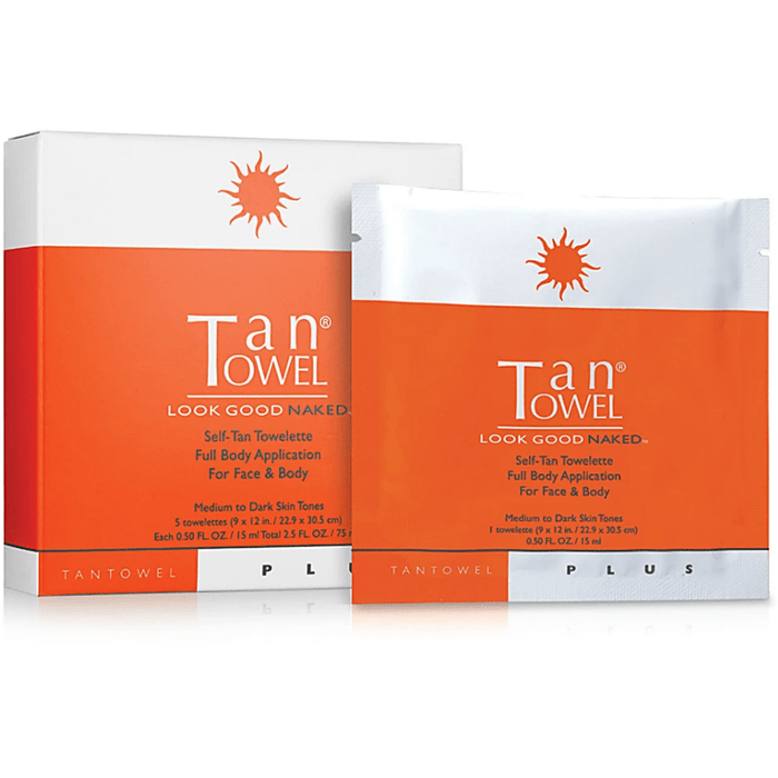 Tan Towel Plus Full Body Self-Tan Towelette - 5 Pack