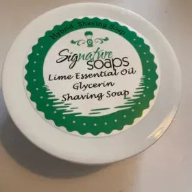 Signature Soaps Lime Glycerin Shaving Soap 6.7 Oz