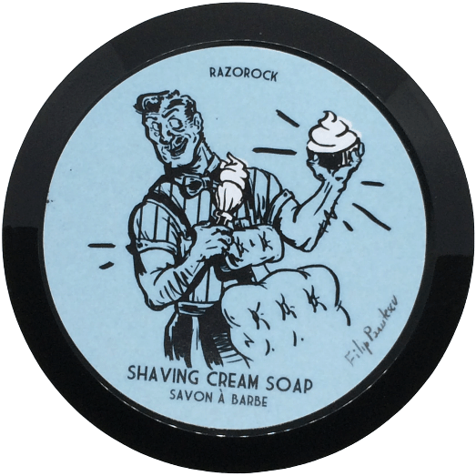 RazoRock Blue Barbershop Shaving Cream Soap 150ml