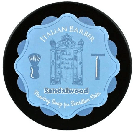 Italian Barber Sandalwood Shaving Soap 4 Oz