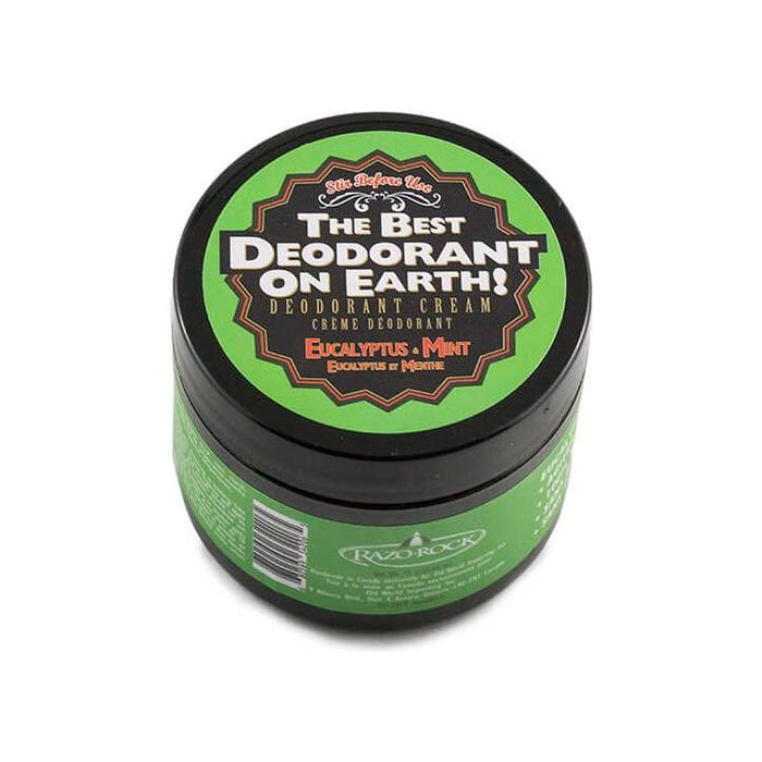 RazoRock "The Best Deodorant on Earth!" - Deodorant Cream - Mint & Tea Tree 75g