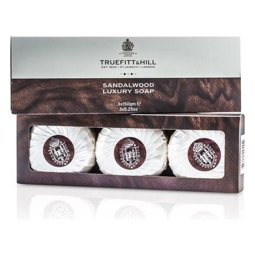 Truefitt & Hill Sandalwood Luxury Soap 3 X 5.25 oz.