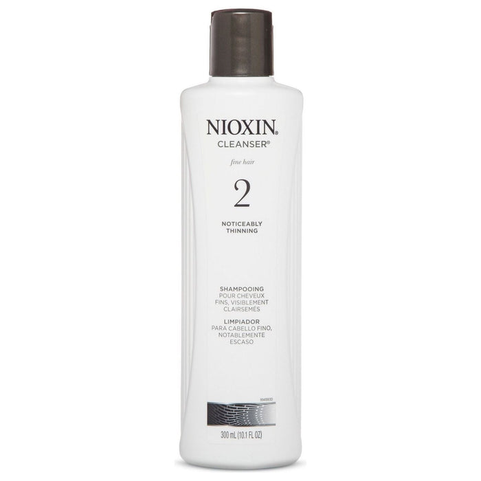 Nioxin System 2 Cleanser Shampoo For Noticeably Thinning Fine Hair 10.1 oz
