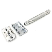 Parker Parker 68S Stainless Steel Handle Open Comb Head Safety Razor Safety Razor