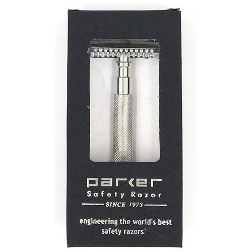 Parker 68S Stainless Steel Handle Open Comb Head Safety Razor