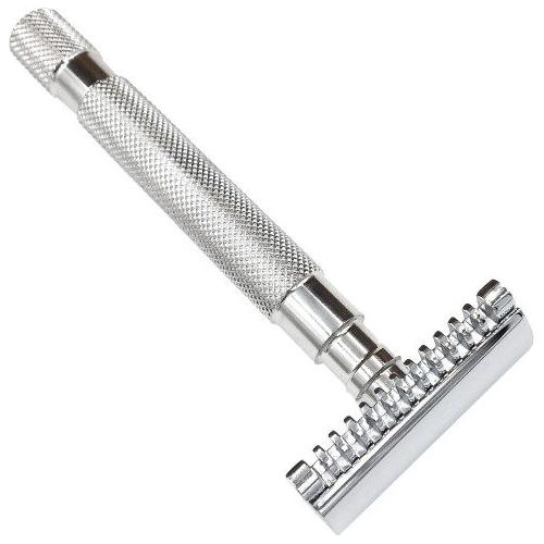Parker Parker 68S Stainless Steel Handle Open Comb Head Safety Razor Safety Razor