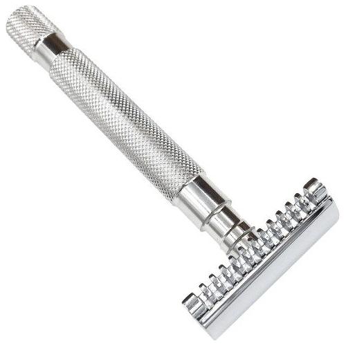Parker 68S Stainless Steel Handle Open Comb Head Safety Razor