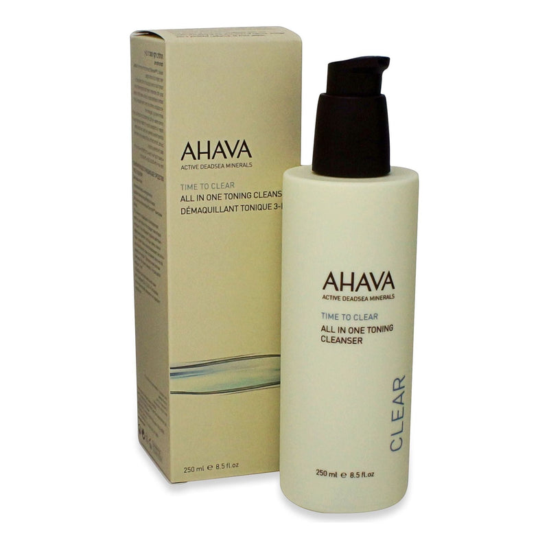 Ahava Ahava Time To Clear Toning Cleanser All In One 8.5 Oz Facial Cleanser