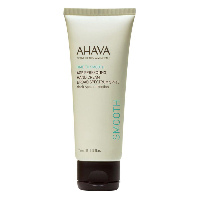 Ahava Time To Smooth Age Perfecting Hand Cream Broad Spectrum SPF15 2.5 Oz