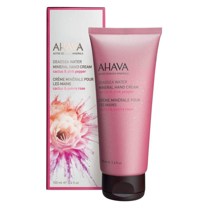 Ahava Mineral Hand Cream Cactus & Pink Pepper 3.4 Oz