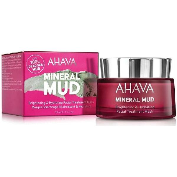 Ahava Mineral Mud Brightening And Hydrating Facial Treatment Mask 1.7 Oz