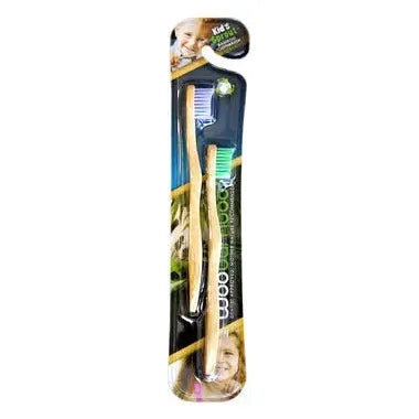 Woobamboo Woobamboo Super Soft  Bamboo Sprout Kids Toothbrush 2-Pack Kids Toothbrush