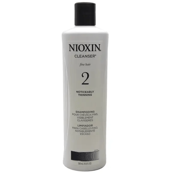 Nioxin System 2 Cleanser Shampoo For Noticeably Thinning Fine Hair 16.9 oz