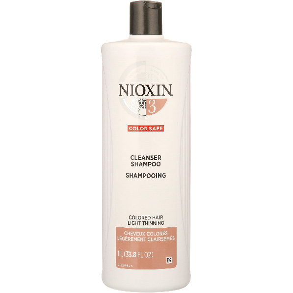 Nioxin System 3 Cleanser Shampoo for Fine Hair 33.8 fl oz