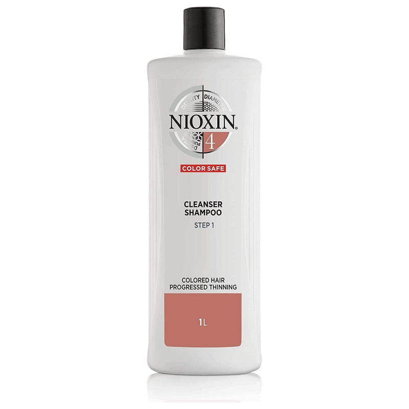 Nioxin Nioxin System 4 Cleanser Shampoo for Fine ChemicallyTreated Hair 33 fl oz Hair Shampoo