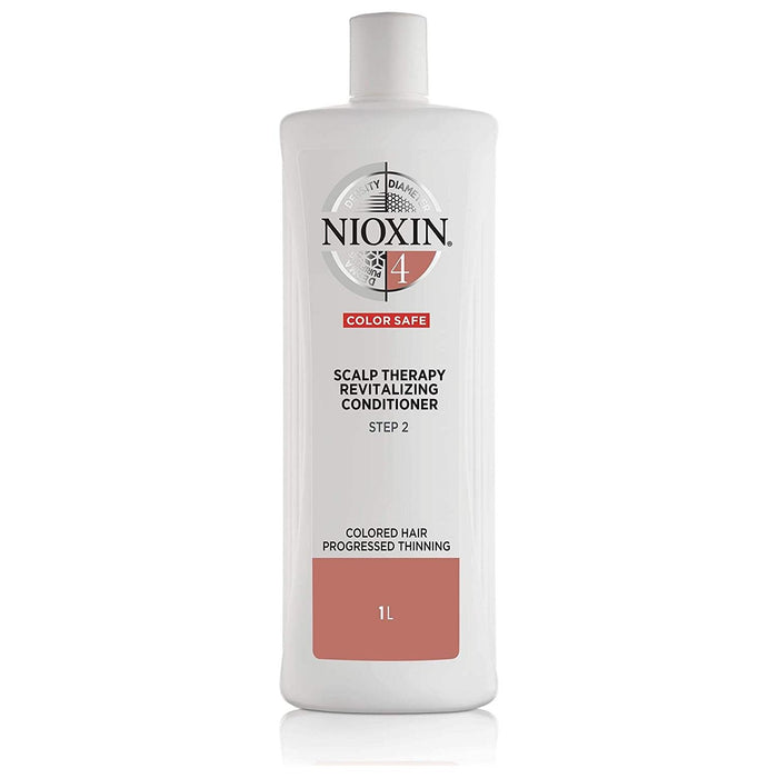 Nioxin System 4 Scalp Therapy Conditioner for Fine Hair, 33.8 fl oz