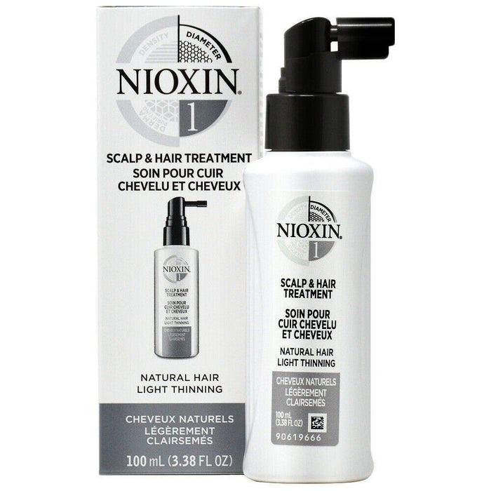 Nioxin System 1 Scalp Treatment  Natural Hair Light Thinning 3.38oz