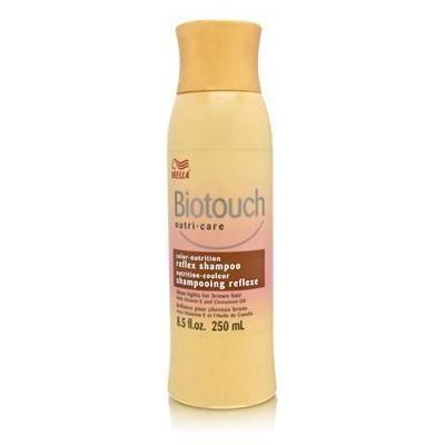 Wella Biotouch Nutri Care Color Nutrition Reflex Shampoo Shine Lights for Brown Hair 8.5 oz