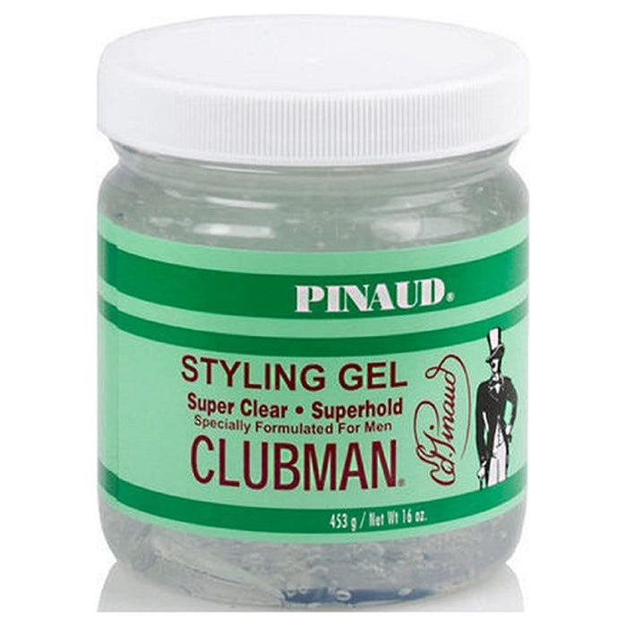 Pinaud Clubman Superhold Styling Mens Hair Gel 16 Oz