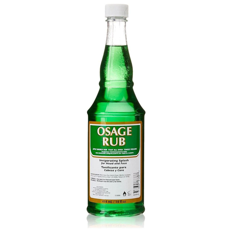 Clubman Pinaud Osage Rub Invigorating Splash 14 Oz Invigorating Splash