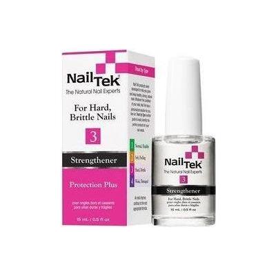Nail Tek Nail Tek Protection Plus Strengthener For Hard Brittle Nails 0.5 oz Nail Strengthener