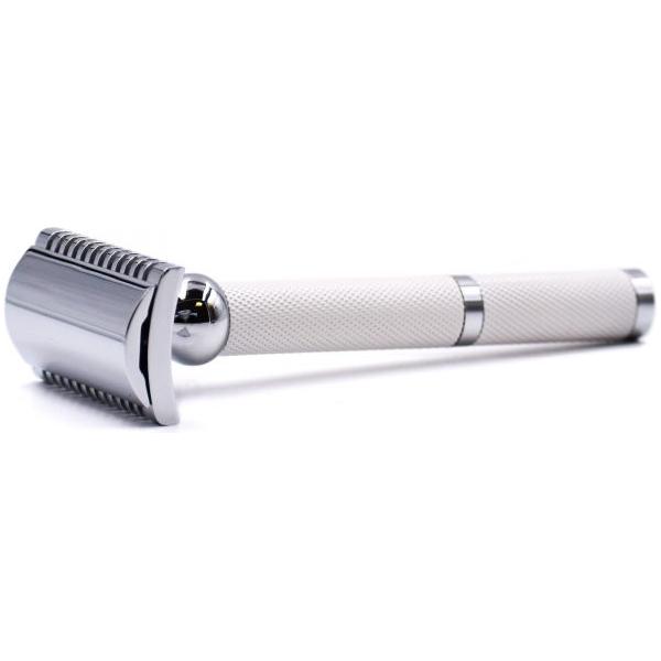 Parker Parker 70C White and Chrome Open Comb Safety Razor Safety Razor