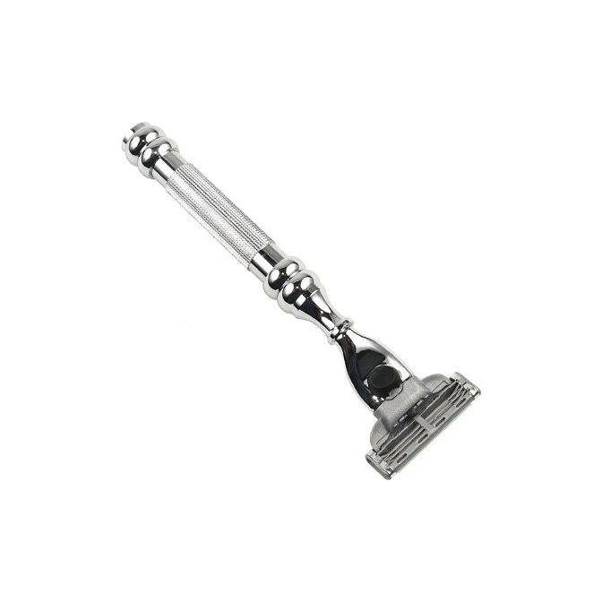 Parker Parker 43r Mach 3 Chrome Heavyweight Razor Razor Light Gray