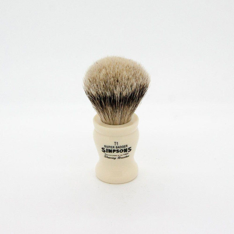 Simpsons Simpsons Tulip T1 Super Badger Hair Shaving Brush With Imitation Ivory Handle Shaving Brush