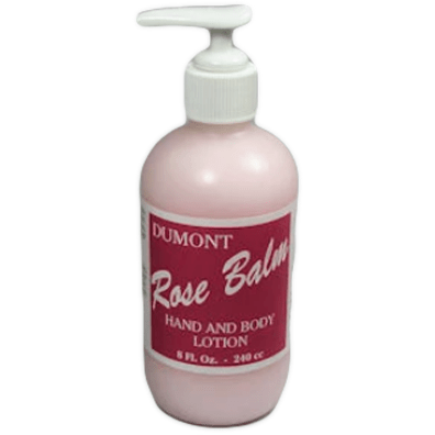 Dumont Rose Balm Hand and Body Lotion Pump 8 Oz