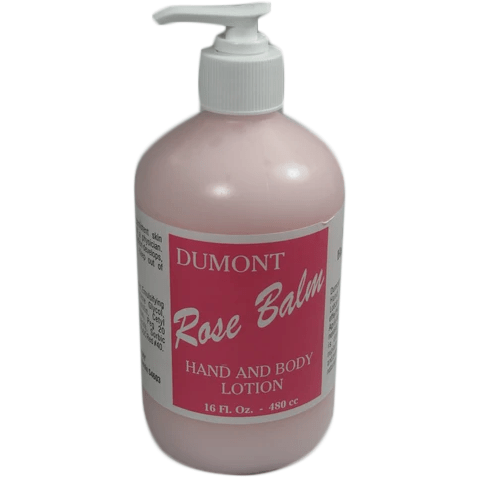 Dumont Rose Balm Hand and Body Lotion 16 Oz