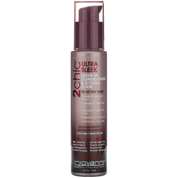 Giovanni Giovanni 2 Chic Ultra Sleek Leave-in Conditioner & Styling Elixi 4 oz Conditioners