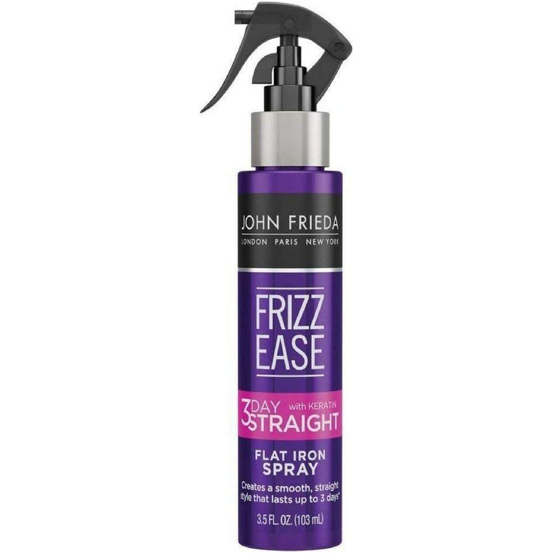 John Frieda John Frieda Frizz Ease 3Day Straight Flat Iron Spray 3.5 oz Hair Spray Dark Slate Gray