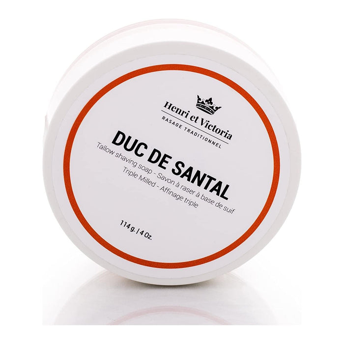 Henri et Victoria Duc de Santal Triple- Milled Shaving Soap 114g