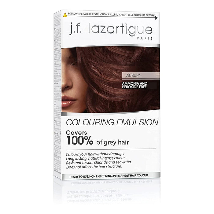 J.f. Lazartigue Coloring Emulsion for Grey Hair Red Copper 60ml