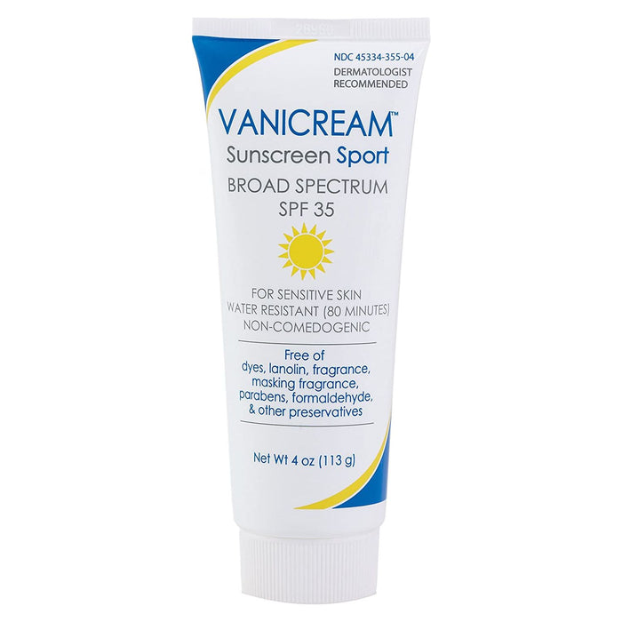 Vanicream Broad Spectrum Sport SPF 35 Sensitive Skin 4 oz