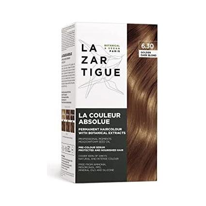 Lazartigue Lazartigue La Couleur Absolue Permanent Hair Color Kit 6.30 Golden Dark Blond Hair Color Kit