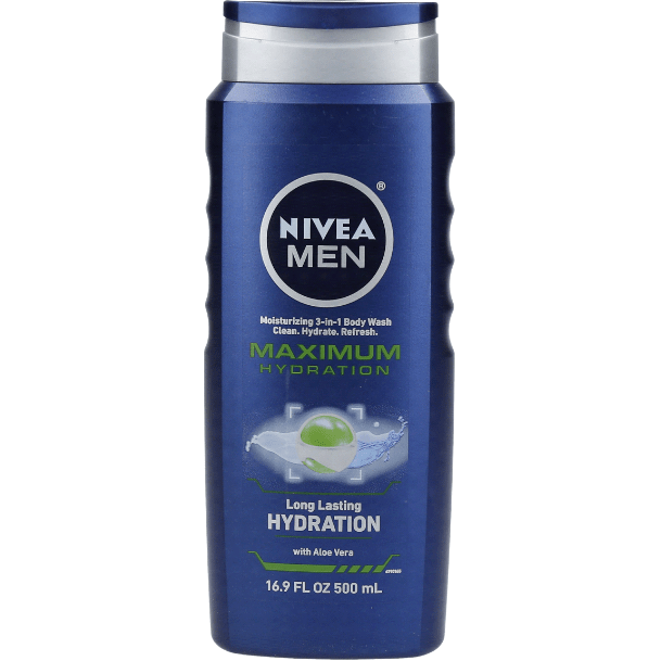 Nivea Nivea Men Maximum Hydration 3-in-1 Body Wash 16.9 oz Body Wash