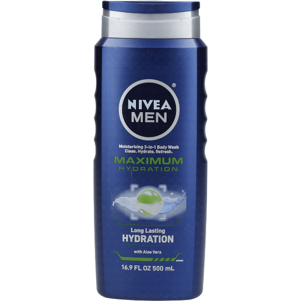 Nivea Men Maximum Hydration 3-in-1 Body Wash 16.9 oz