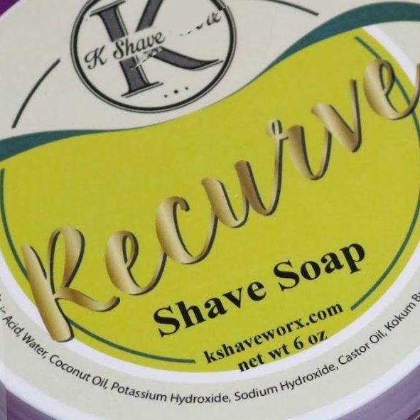 K Shave Worx Recurve Shave Soap 6 Oz