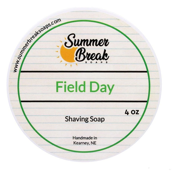 Summer Break Soaps Field Day Shaving Soap 4 Oz
